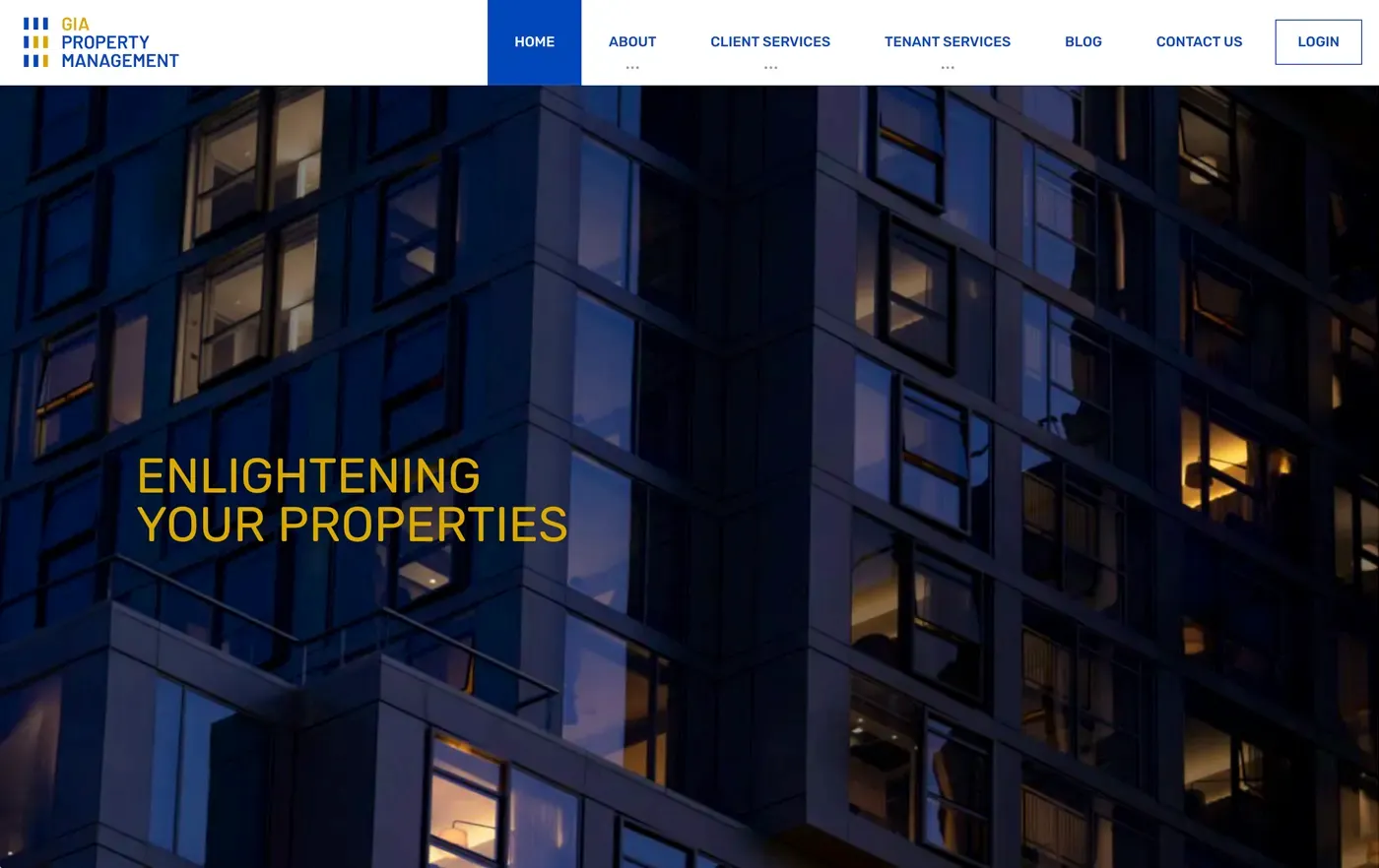 GIA Property Management website
