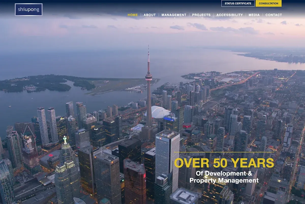 Shiupong corporate site